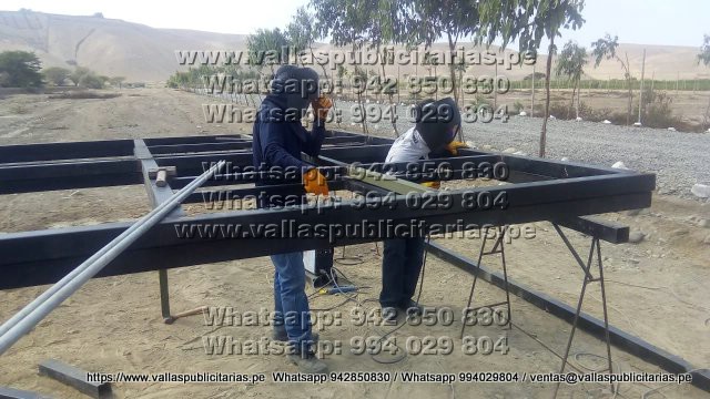 Paneles publicitarios instalación y montaje en todo el Perú